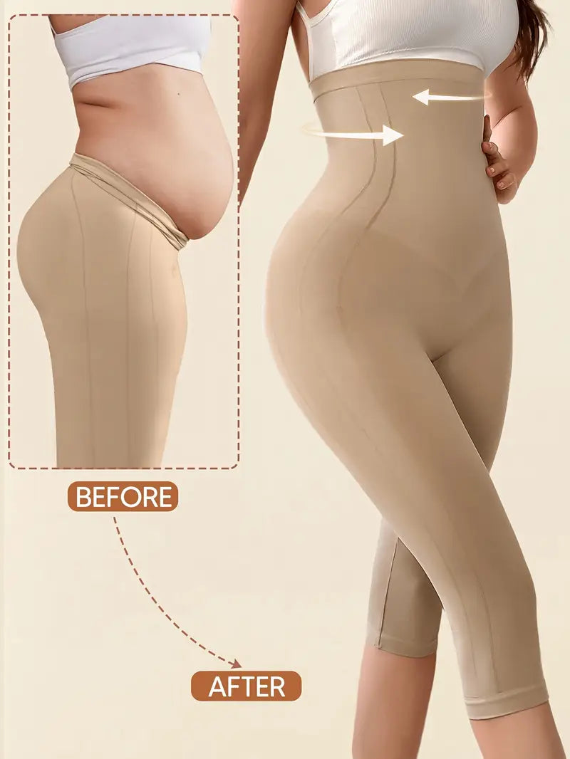 Liora: Tummy Control & Butt Lifting High-Waist Shaping Capri Pants