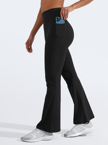 Carina: High Waist Flare Leggings