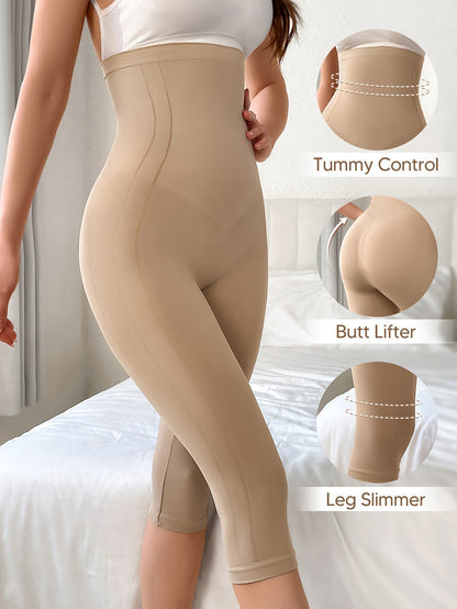 Liora: Tummy Control & Butt Lifting High-Waist Shaping Capri Pants