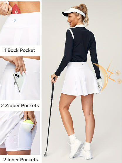 Aria: Breathable High Waist Sports Skirt