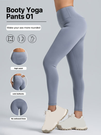 Roselle: Stretchy, Tummy-Control, High-Waisted Yoga Pants for Women