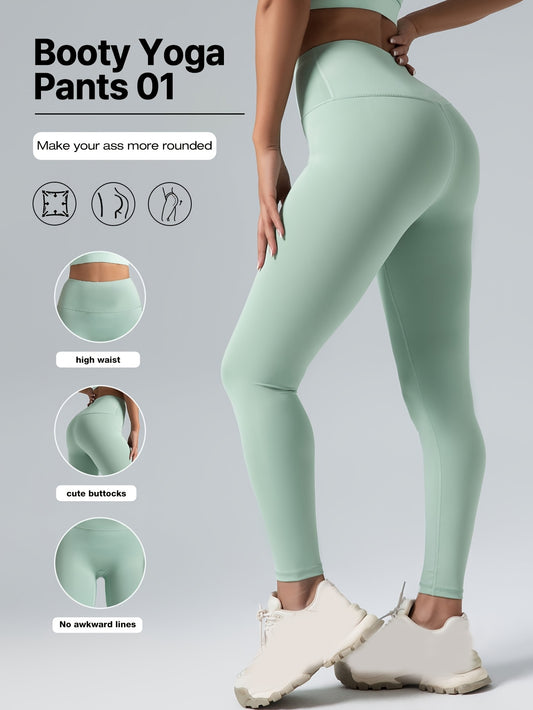 Roselle: Stretchy, Tummy-Control, High-Waisted Yoga Pants for Women