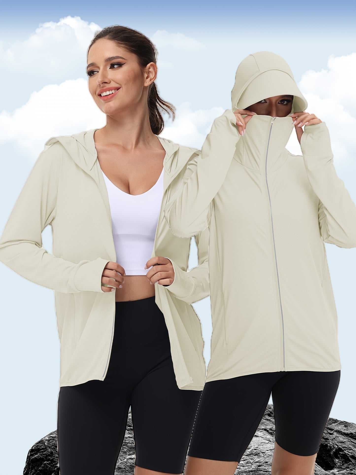 Cassie: UV-Rays Sun Protection Jacket