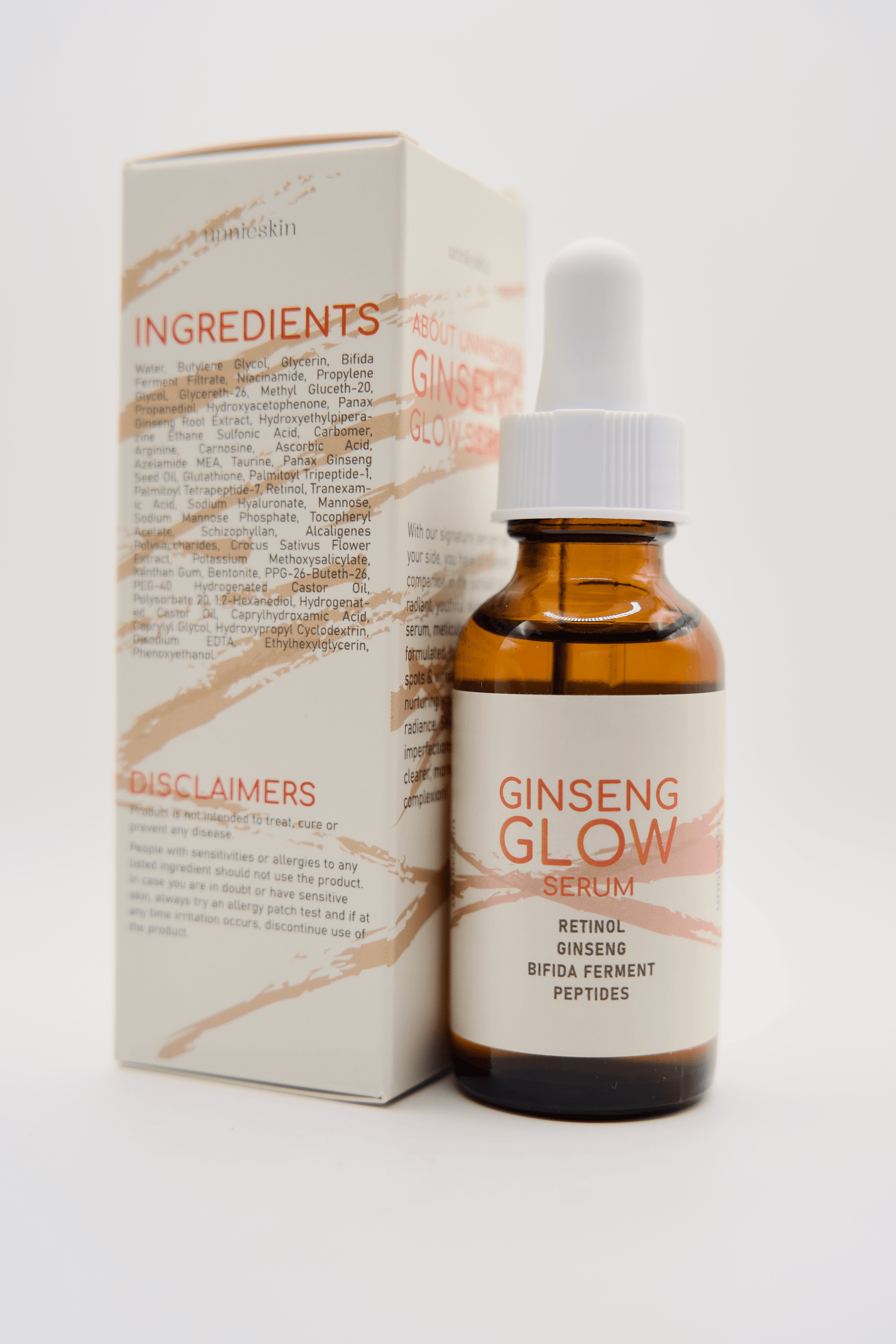 UNNIE™ SKIN Ginseng GLOW Anti-Sagging Serum (For Neck, Cheeks, Eye, Forehead Area)