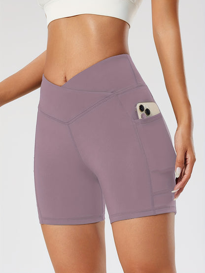 Nala: High-Waist Tummy Control Shorts with Pockets