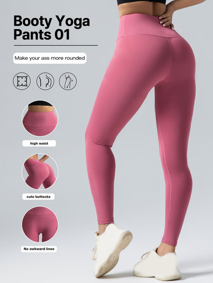 Roselle: Stretchy, Tummy-Control, High-Waisted Yoga Pants for Women