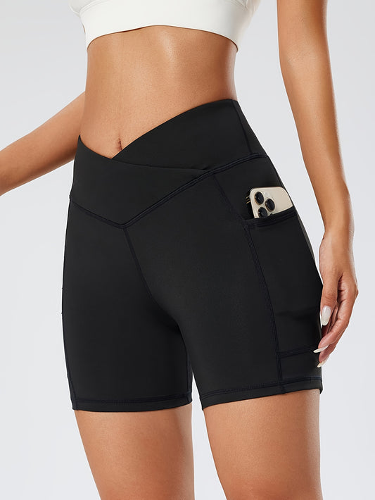 Nala: High-Waist Tummy Control Shorts with Pockets