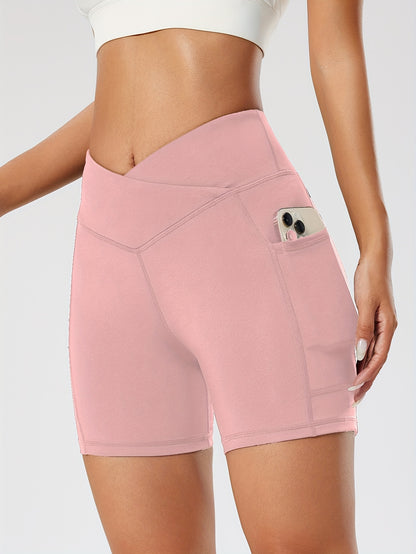 Nala: High-Waist Tummy Control Shorts with Pockets