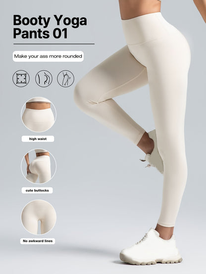 Roselle: Stretchy, Tummy-Control, High-Waisted Yoga Pants for Women