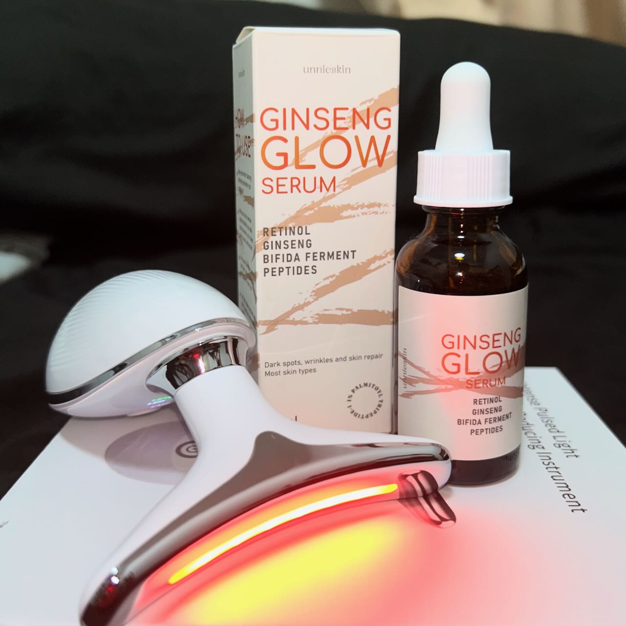 UNNIE™ SKIN Ginseng GLOW Anti-Sagging Serum (For Neck, Cheeks, Eye, Forehead Area)