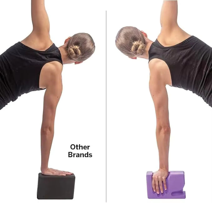 Hand Shaped Yoga Block Set (Reduce Wrist Pain)